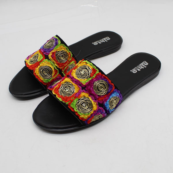 دمپایی زنانه نیکتا مدل 1300-46 طرح سنتی کد 1370