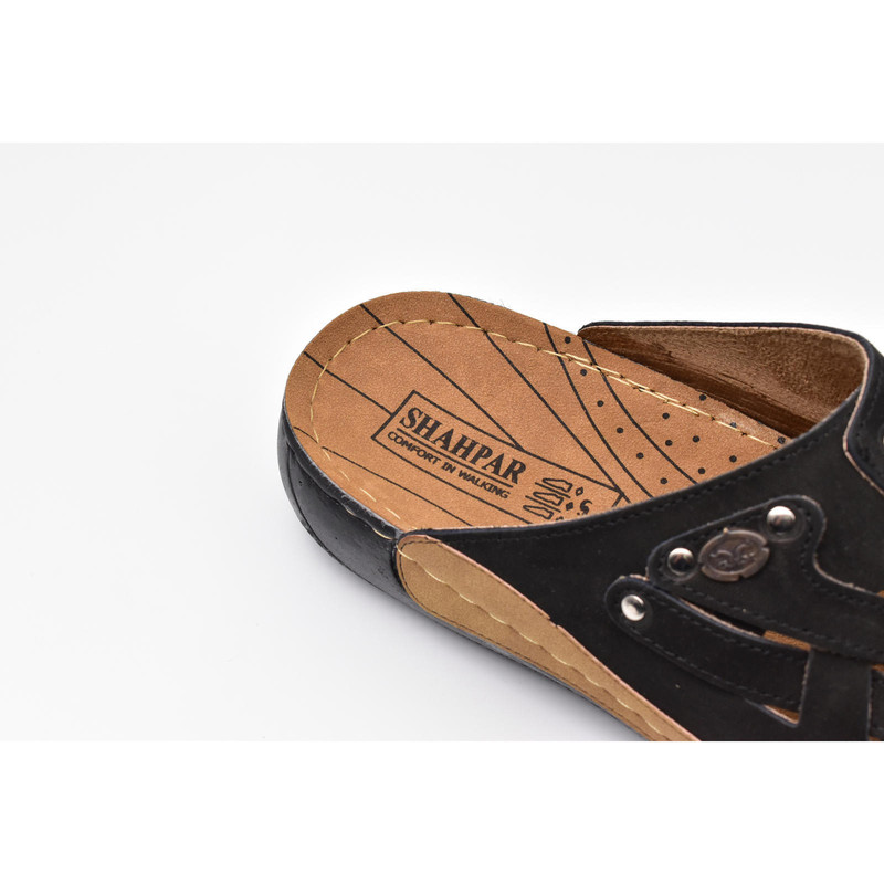 صندل مردانه شهپر مدل ماهان 101 رنگ مشکی