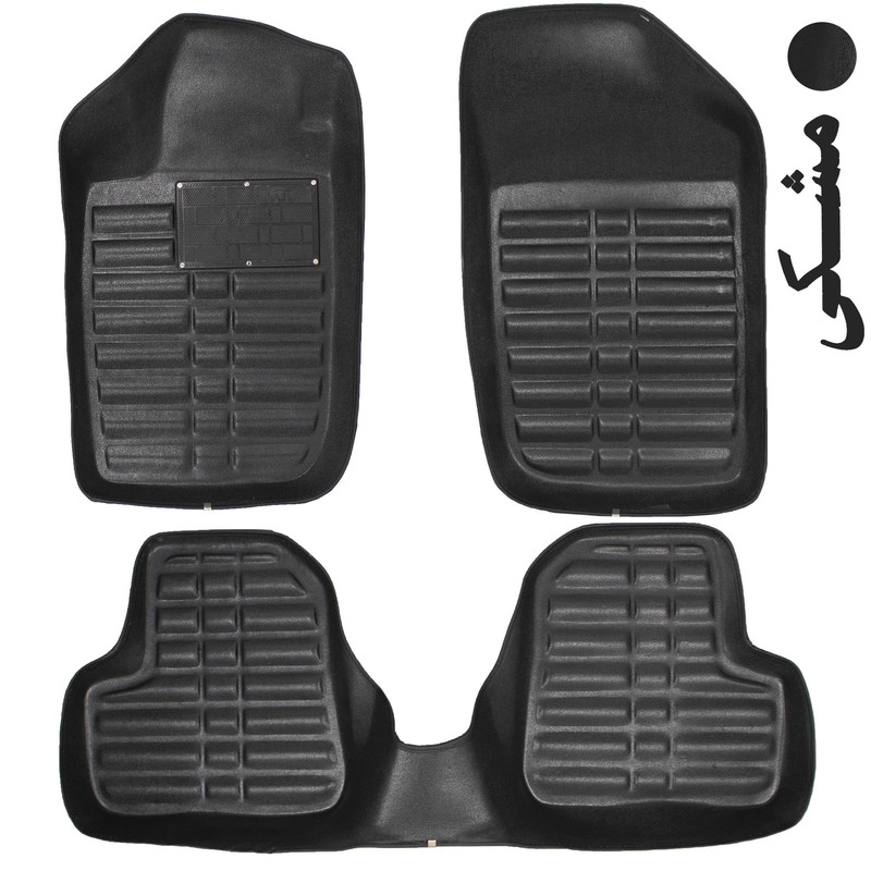 کفپوش سه بعدی خودرو مدل A-h مناسب برای پژو 206