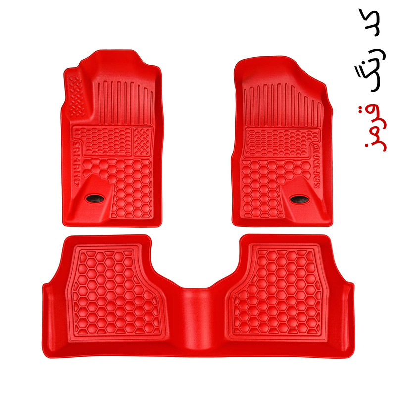 کفپوش سه بعدی خودرو بابل کارپت مدل لاکچری مناسب برای سمند سورن