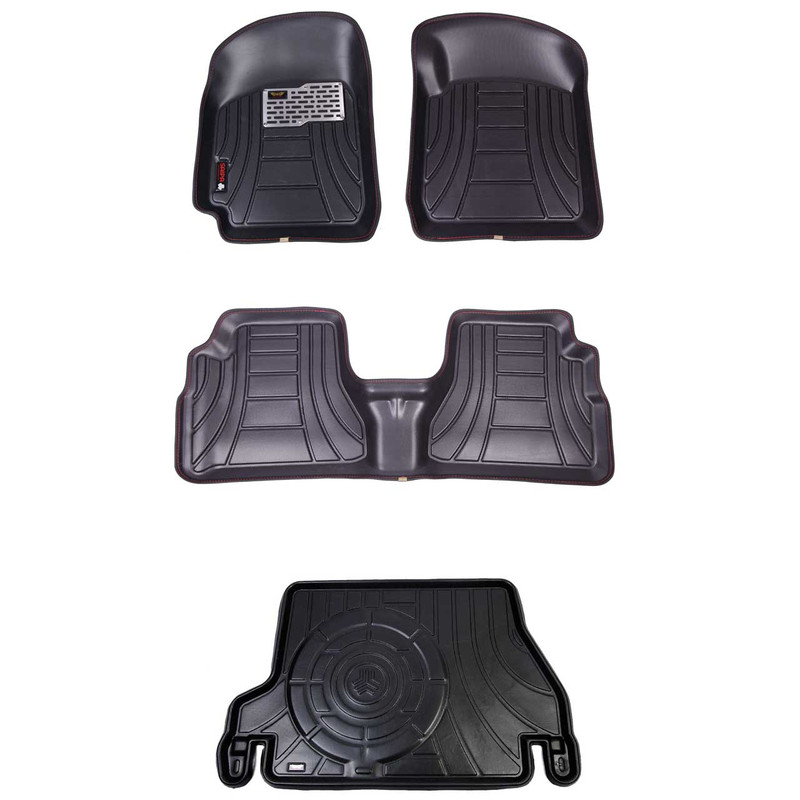 کفپوش سه بعدی خودرو مدل اکو مناسب برای پراید صندوق دار به همراه کفپوش صندوق