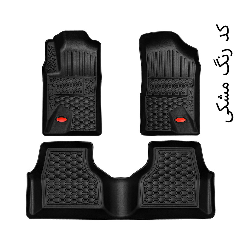 کفپوش سه بعدی خودرو بابل کارپت مدل لاکچری مناسب برای پژو پارس