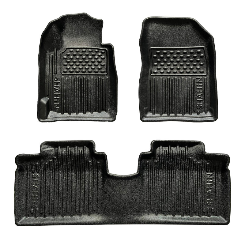 کفپوش سه بعدی خودرو مدل ماهوت لب برگردان مناسب برای شاهین