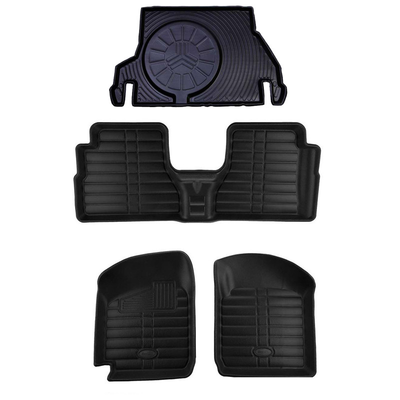 کفپوش سه بعدی خودرو بابل کارپت مدل P مناسب برای پراید به همراه کفپوش صندوق خودرو