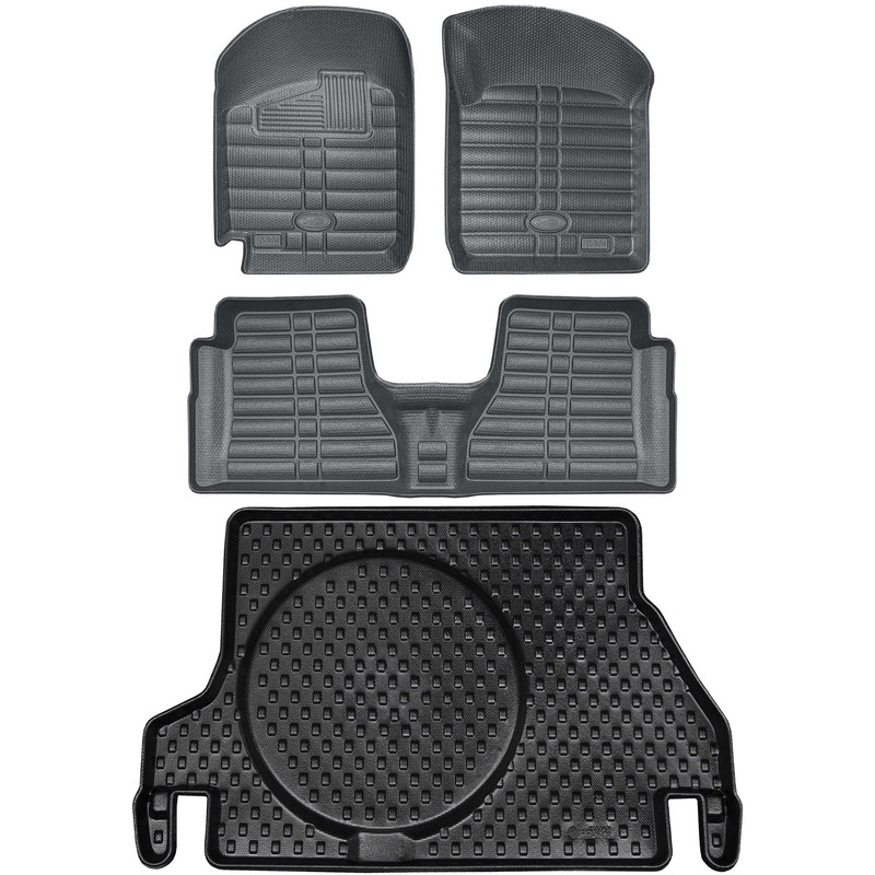 کفپوش سه بعدی خودرو بابل کارپت مدل اکونومی مناسب برای پراید 131 به همراه کفپوش صندوق