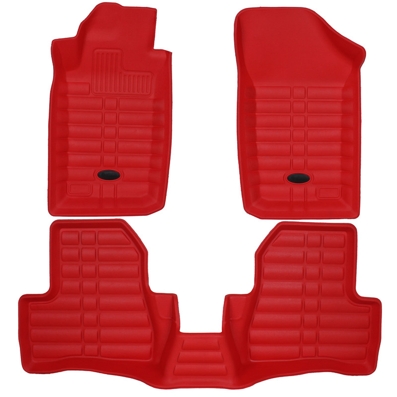 کفپوش سه بعدی خودرو بابل کارپت مدل چرمی مناسب برای پژو 206 صندوقدار