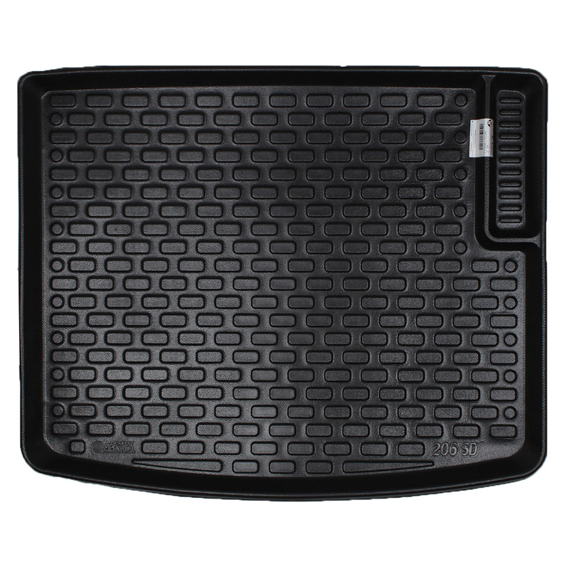 کف پوش سه بعدی صندوق خودرو بابل کارپت مدل pl3031 مناسب برای پژو 206 SD صندوق دار طرح 1