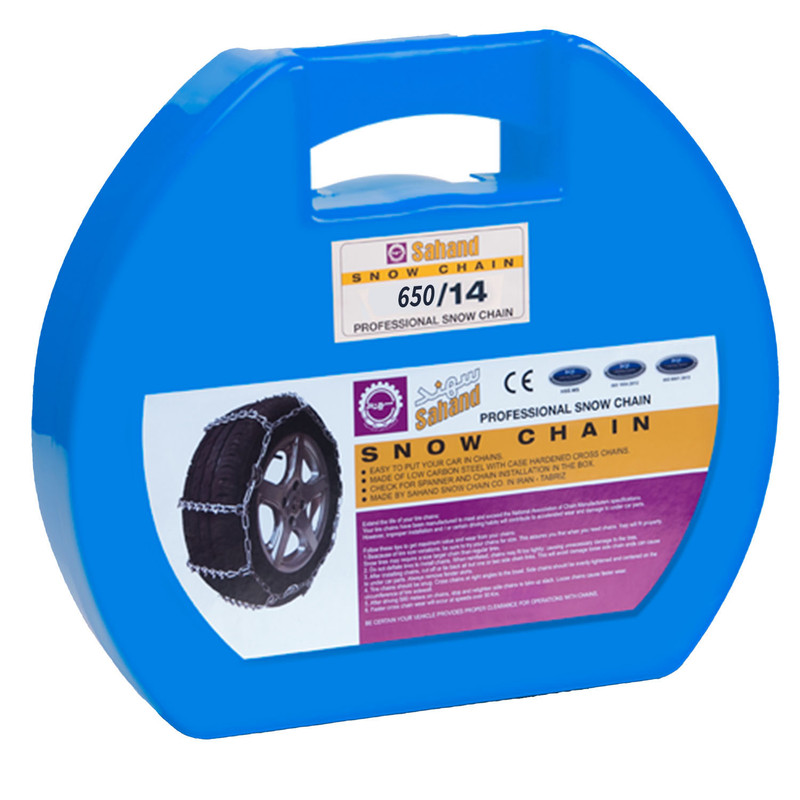 زنجیر چرخ شرکت زنجیر چرخ سهند مدل قفل دار گالوانیزه مناسب برای مزدا وانت بسته دو عددی 