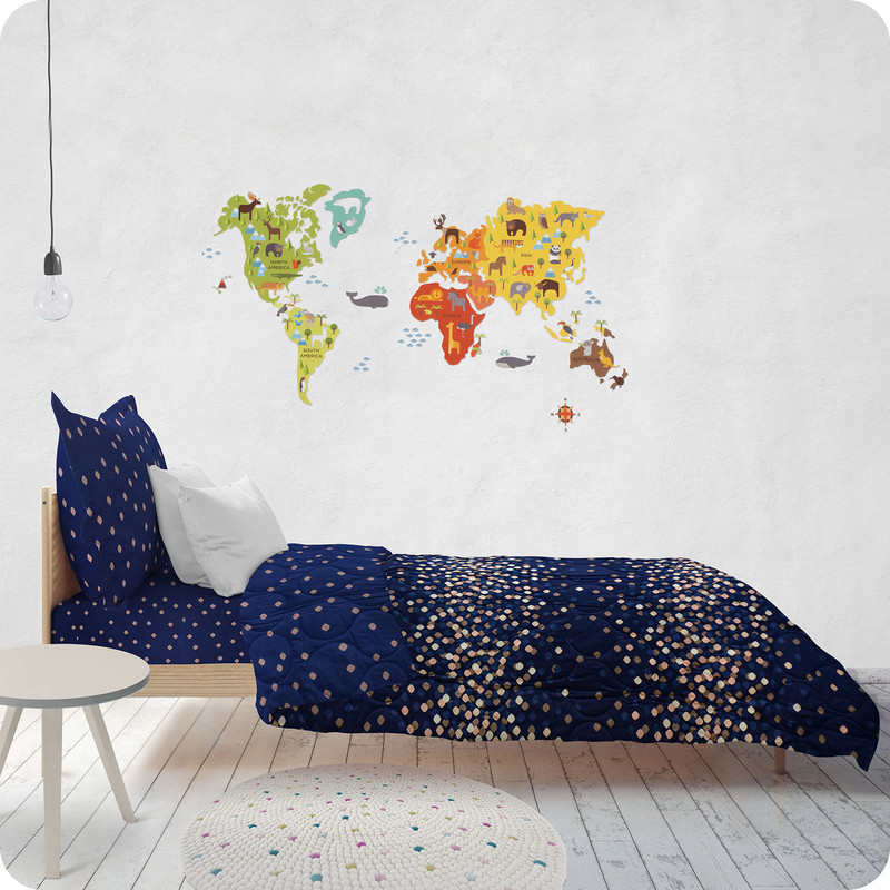 سرویس خواب بابل کارپت مدل تیسا طرح اسکادا یک نفره سه تکه