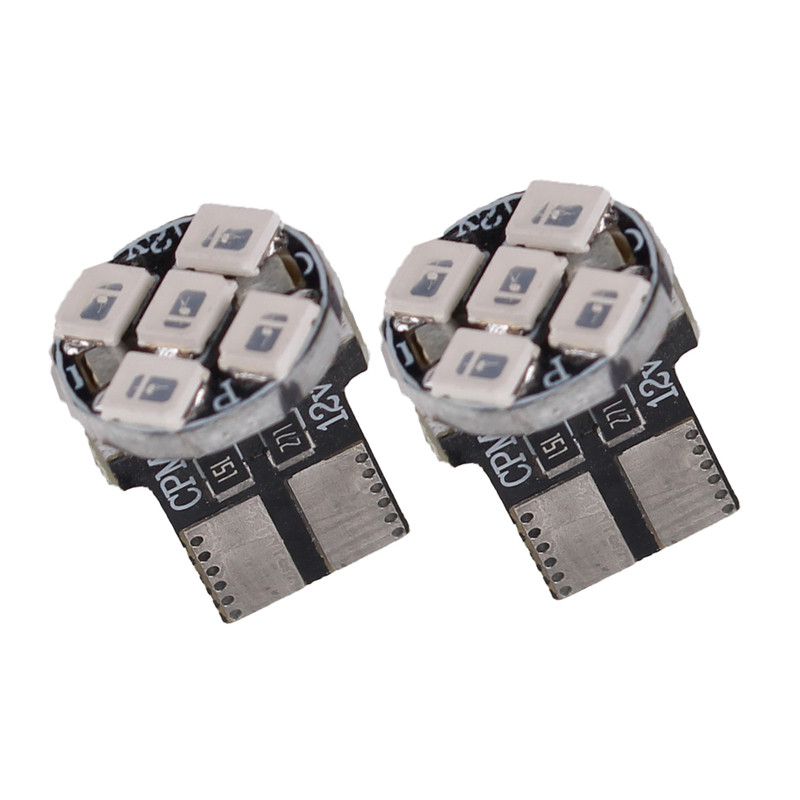 لامپ خودرو کاسپین مدل SUPER LED 5CHIP بسته دو عددی