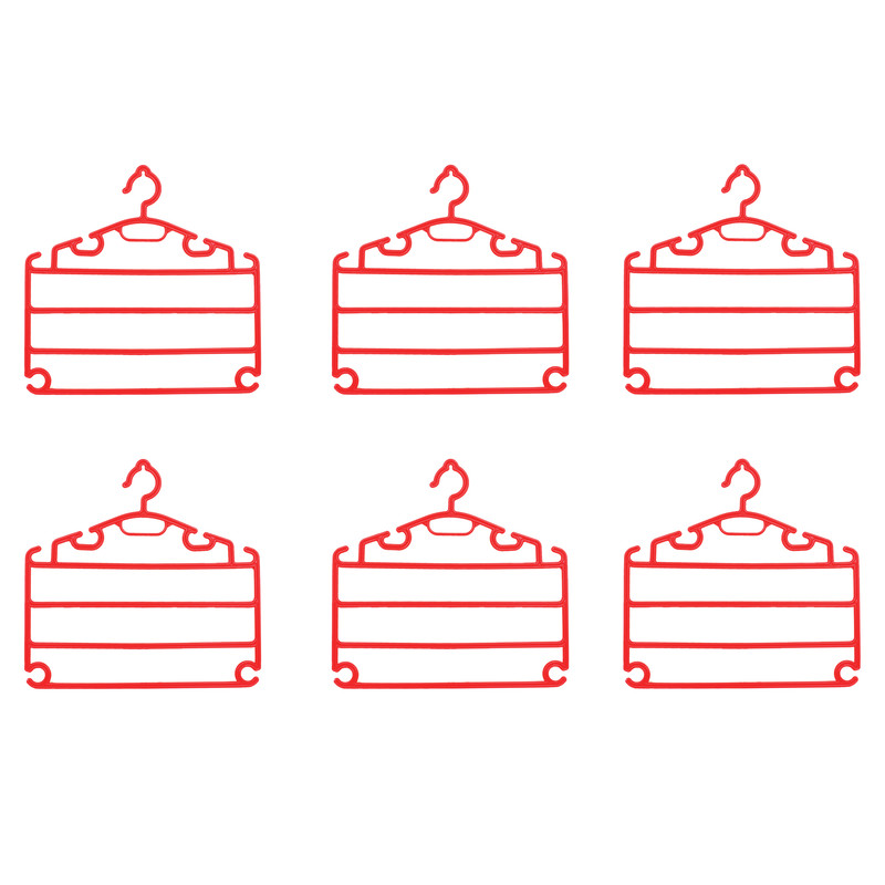 آویز شال و روسری بابل کارپت مدل طبقه ای بسته 6 عددی