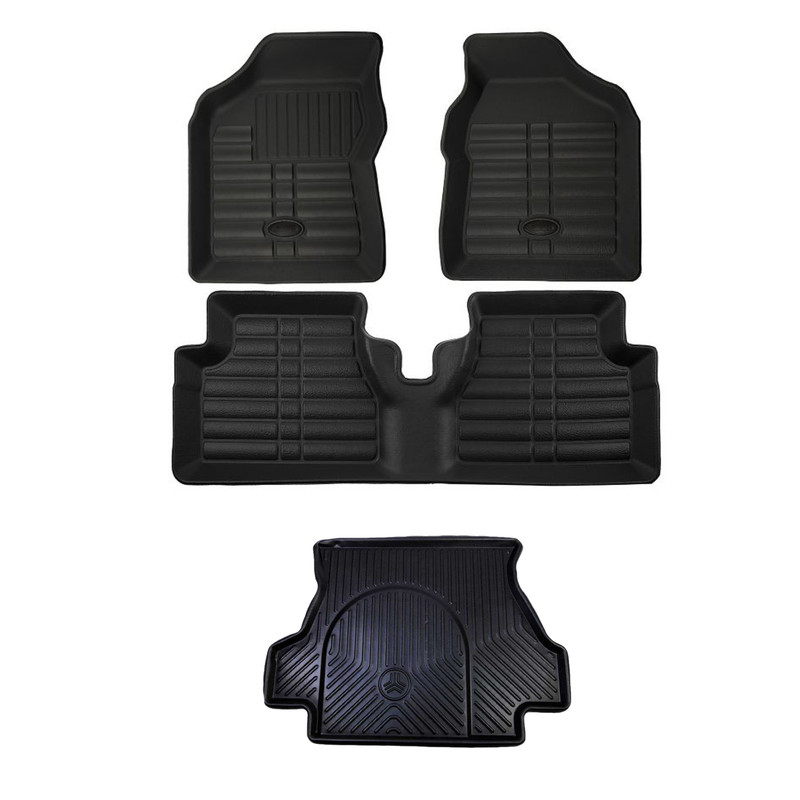 کفپوش سه بعدی خودرو بابل کارپت مدل 009 مناسب تیبا به همراه کفپوش صندوق