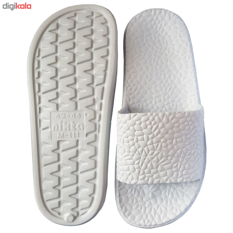 دمپایی مردانه نیکتا کد L1- M111 رنگ طوسی