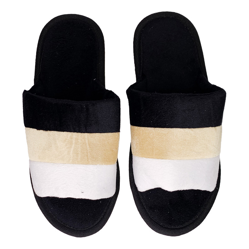 دمپایی حوله ای مردانه نیکتا مدل Si-Bk