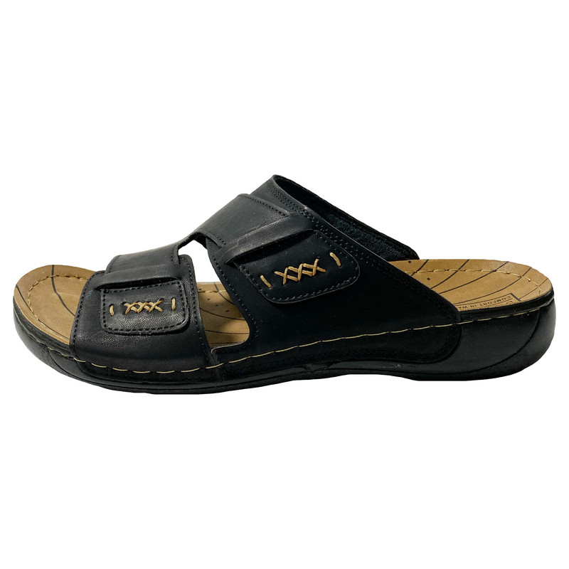 صندل مردانه شهپر مدل P1-mahan121-BK