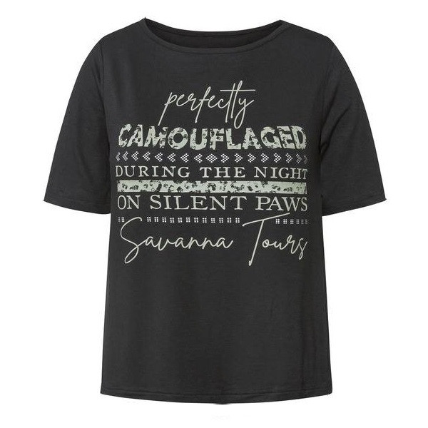 تی شرت آستین کوتاه زنانه اسمارا مدل Camouflaged During the Night