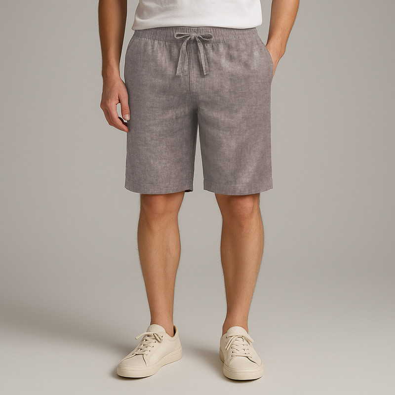 شلوارک مردانه مدل لینن کد 17184777