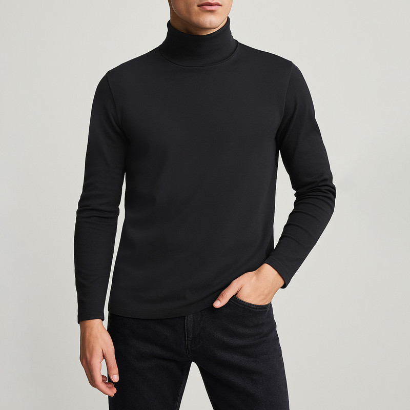 تی شرت یقه اسکی مردانه مدل So400