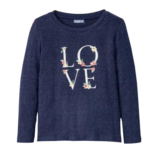 پلیور دخترانه پیپرتس مدل لاو گل کد AK-w19