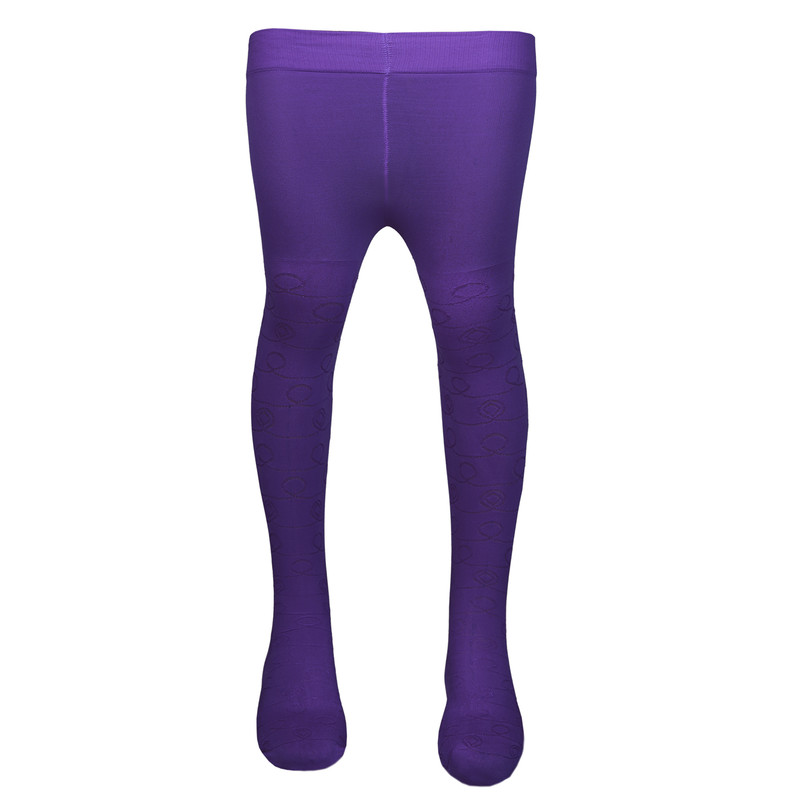 جوراب شلواری دخترانه کد DYRE74_65 رنگ بنفش تیره