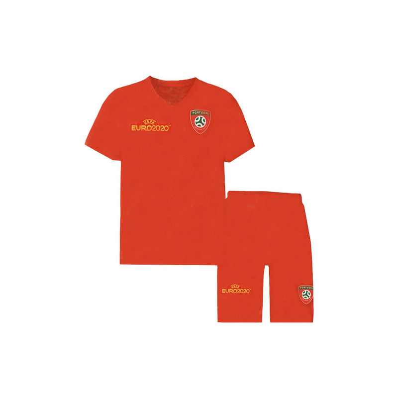 ست تی شرت و شلوارک ورزشی پسرانه یوفا مدل SMB349