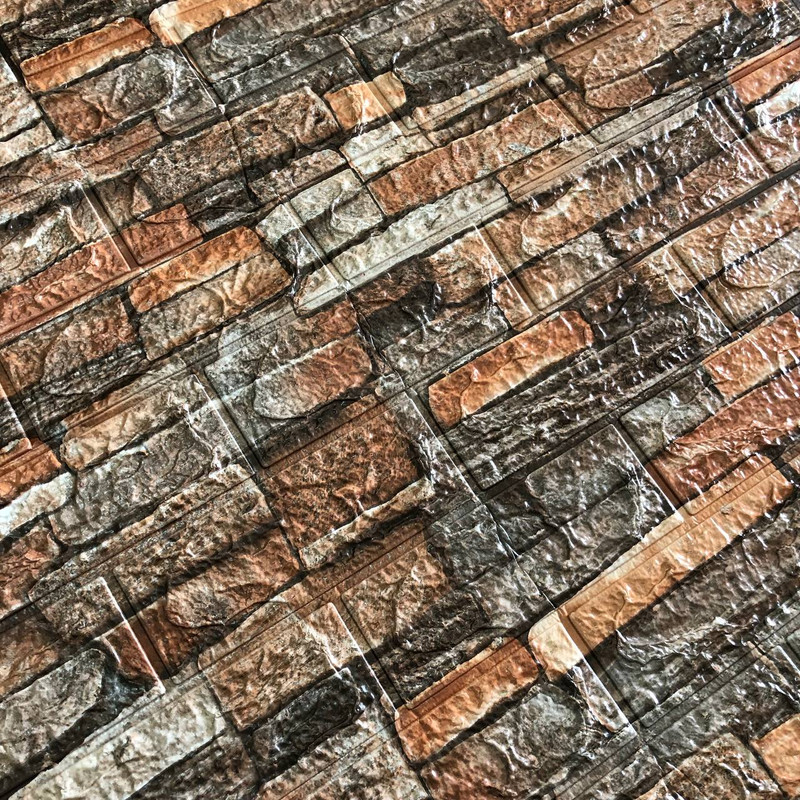 دیوارپوش مدل فومی AS04 بسته 5 عددی