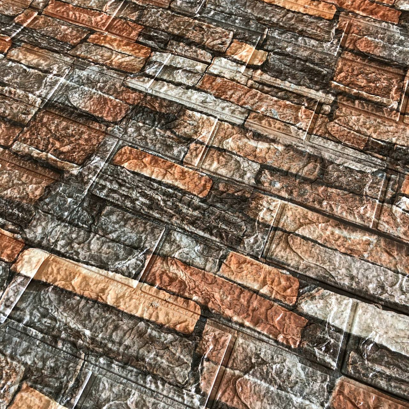 دیوارپوش مدل فومی AS04 بسته 7 عددی