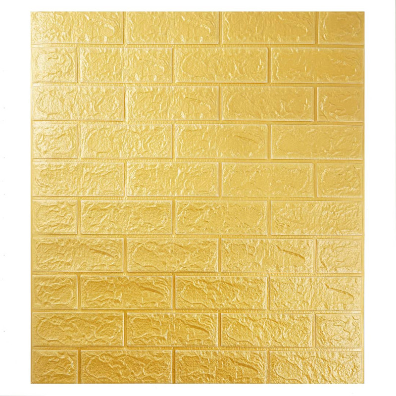 دیوارپوش مدل فومی پشت چسب دار طرح آجری خارجی بسته 8 عددی