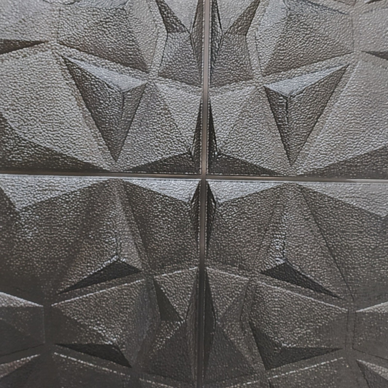 دیوارپوش مدل فومی پشت چسب دار طرح الماسی بسته10عددی