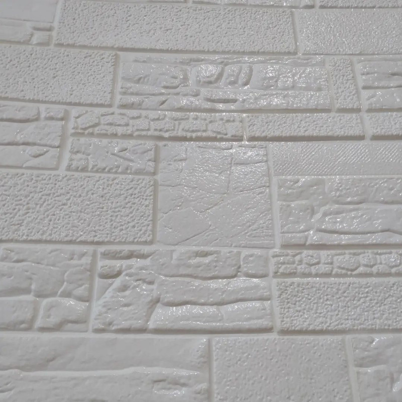 دیوارپوش مدل فومی پشت چسب دار طرح سنگی بلوکی بسته 5 عددی