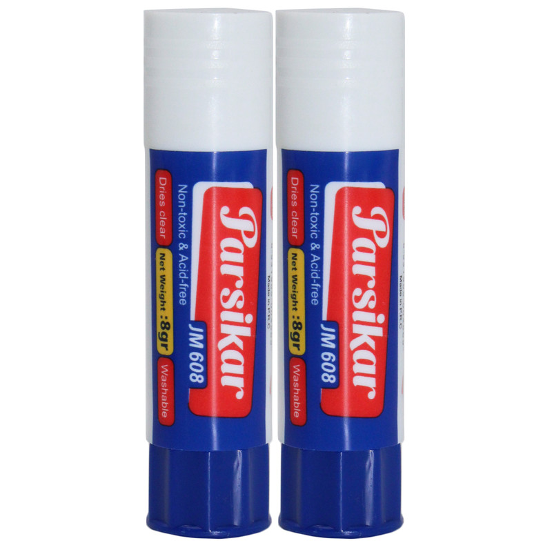 چسب ماتیکی پارسی کار مدل JM608 بسته 2 عددی