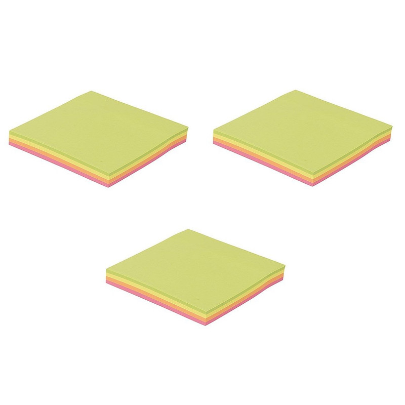 کاغذ یادداشت چسب دار مدل شقایق بسته 3 عددی