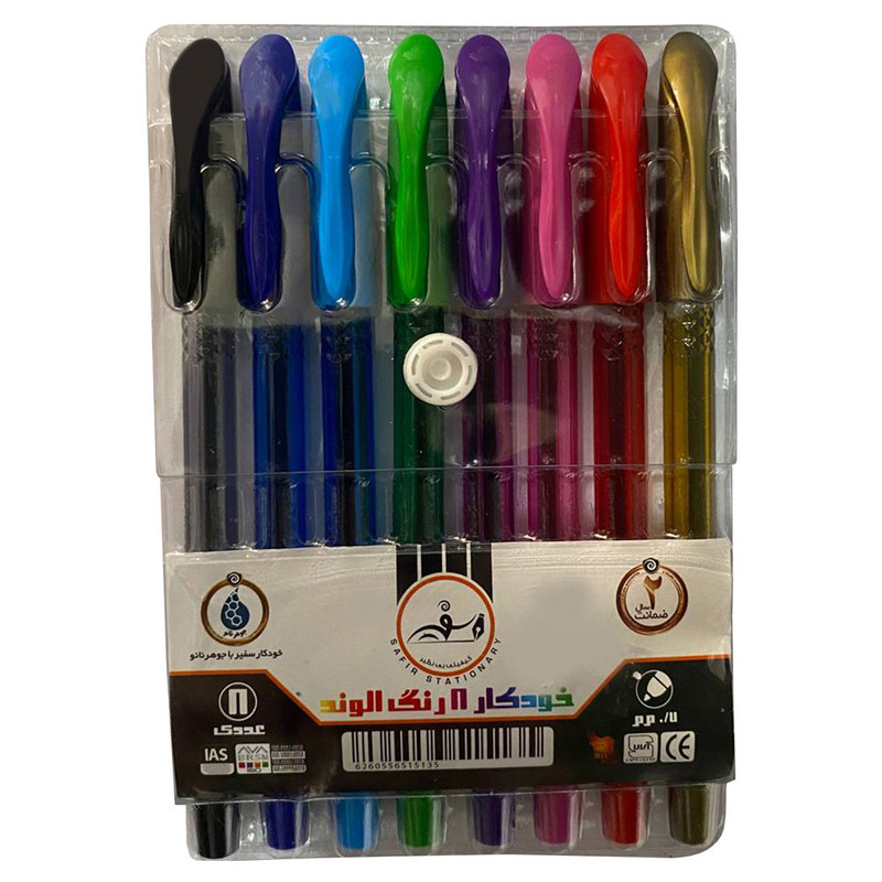 خودکار سفیر مدل الوند بسته 8 عددی