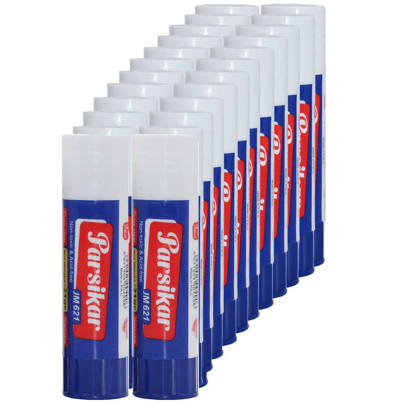 چسب ماتیکی پارسی کار مدل JM621 بسته 24 عددی