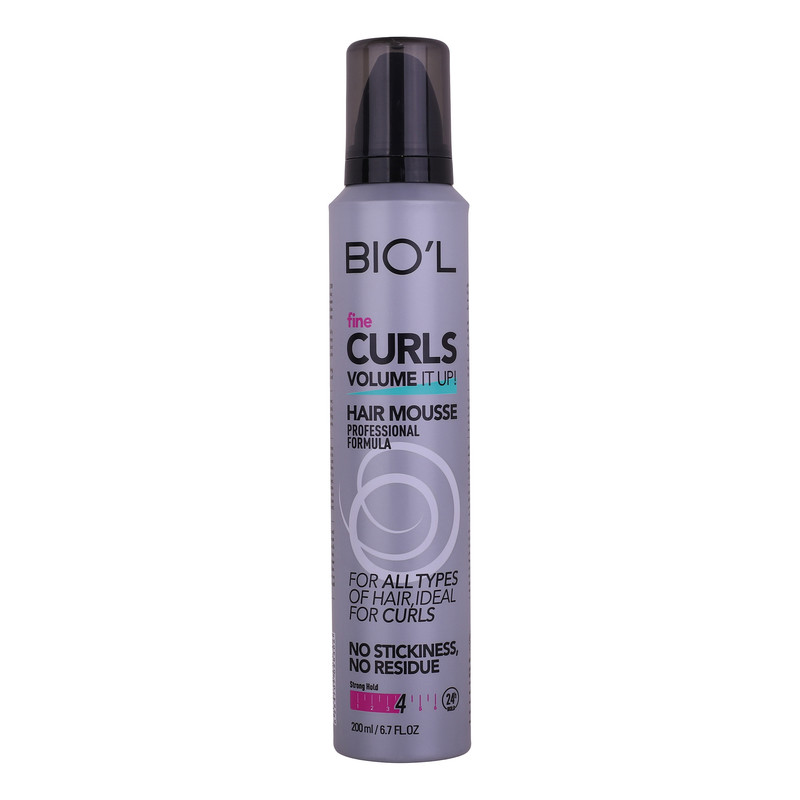 موس مو بیول مدل 4 FINE CURLS مناسب موهای فر حجم 200 میلی لیتر