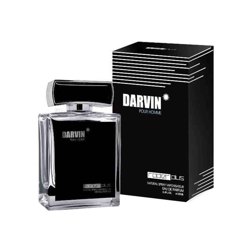 ادوپرفیوم مردانه رودیر پلاس مدل DARVIN با رایحه خنک حجم 100 میلی لیتر