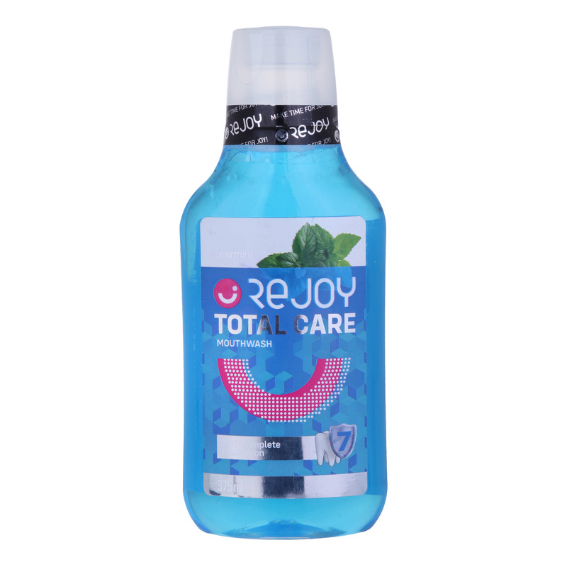 دهان شویه ریجوی مدل Total Care با طعم نعنا حجم 375 میلی‌لیتر