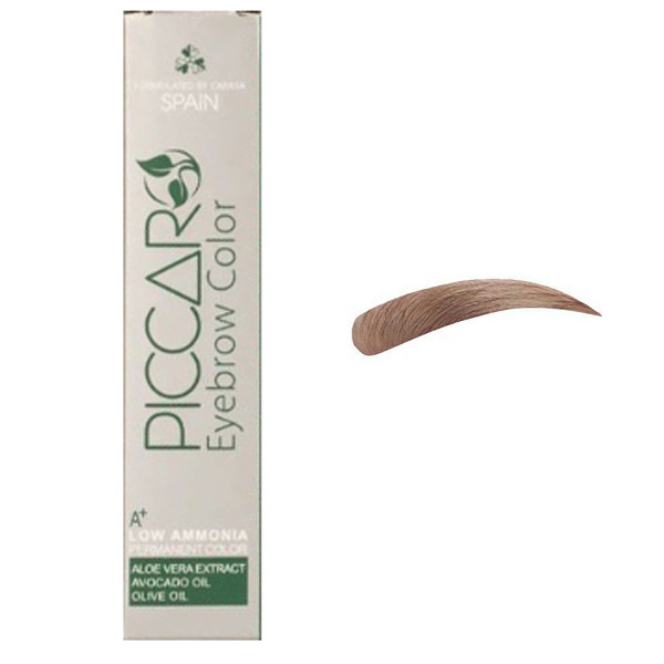 رنگ ابرو پیکارو شماره 12 حجم 15 میلی لیتر رنگ سوپر پلاتینه