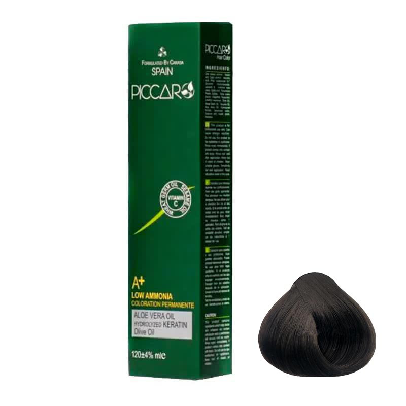 رنگ مو پیکارو شماره C5 حجم 120 میلی لیتر رنگ بلوند دودی خیلی تیره