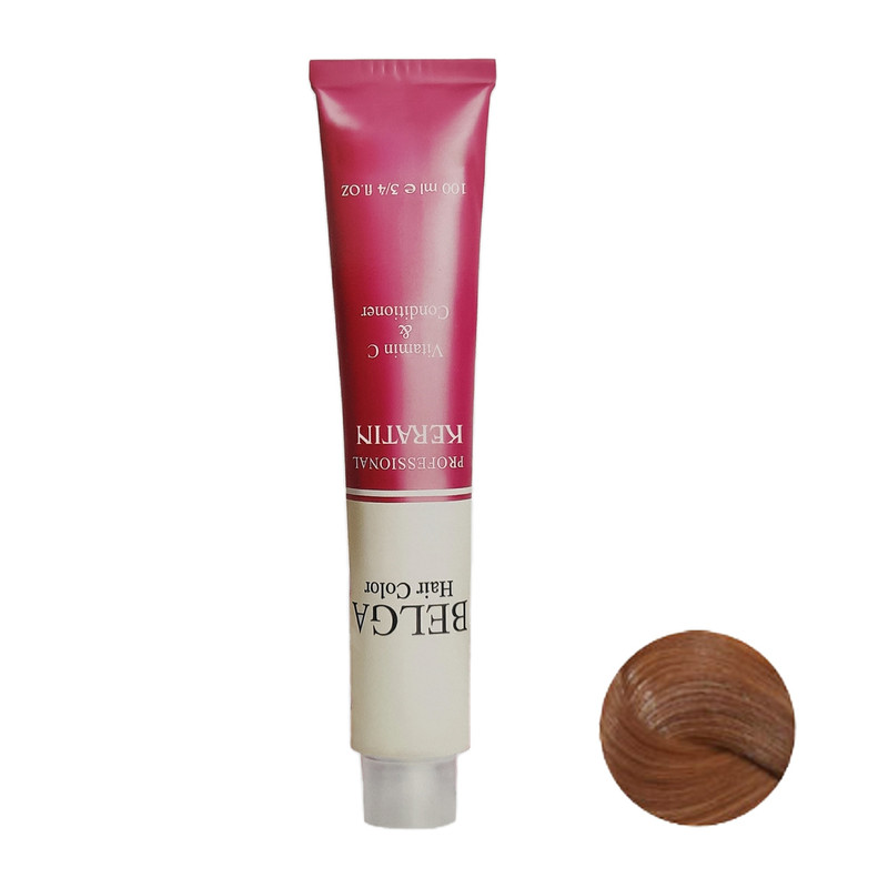 رنگ مو بلگا شماره 8.44 حجم 100 میلی لیتر رنگ بلوند عسلی متوسط