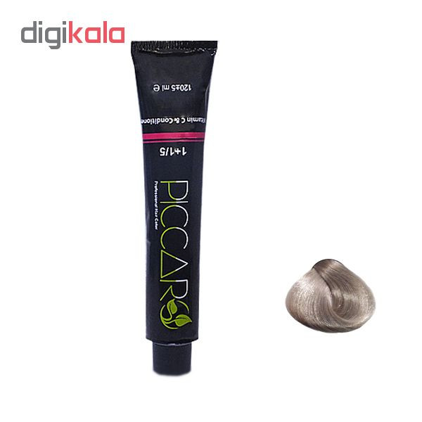 رنگ مو پیکارو شماره 10/11 حجم 120 میلی لیتر رنگ بلوند دودی