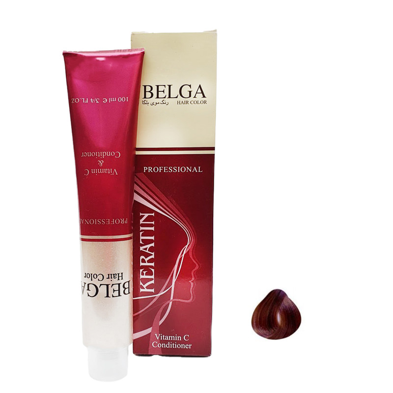 رنگ مو بلگا شماره 5.21 حجم 100 میلی لیتر رنگ بلوند مرواریدی تیره