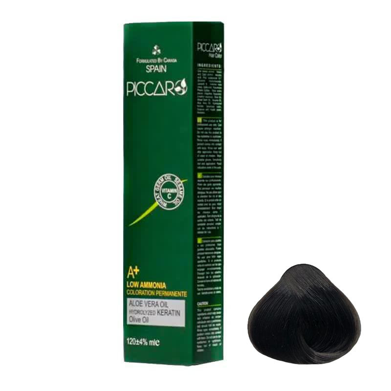 رنگ مو پیکارو شماره M5 حجم 120 میلی لیتر رنگ قهوه ای زیتونی روشن