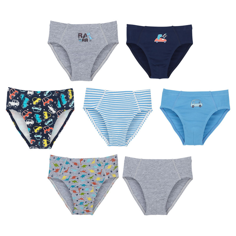 شورت پسرانه ایمپی دیمپی مدل 001 دایناسور مجموعه 7 عددی