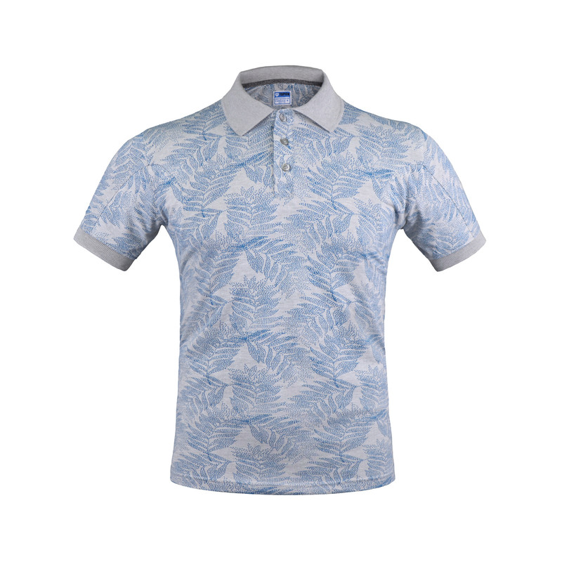 پولوشرت آستین کوتاه مردانه تاپیک مدل برگ