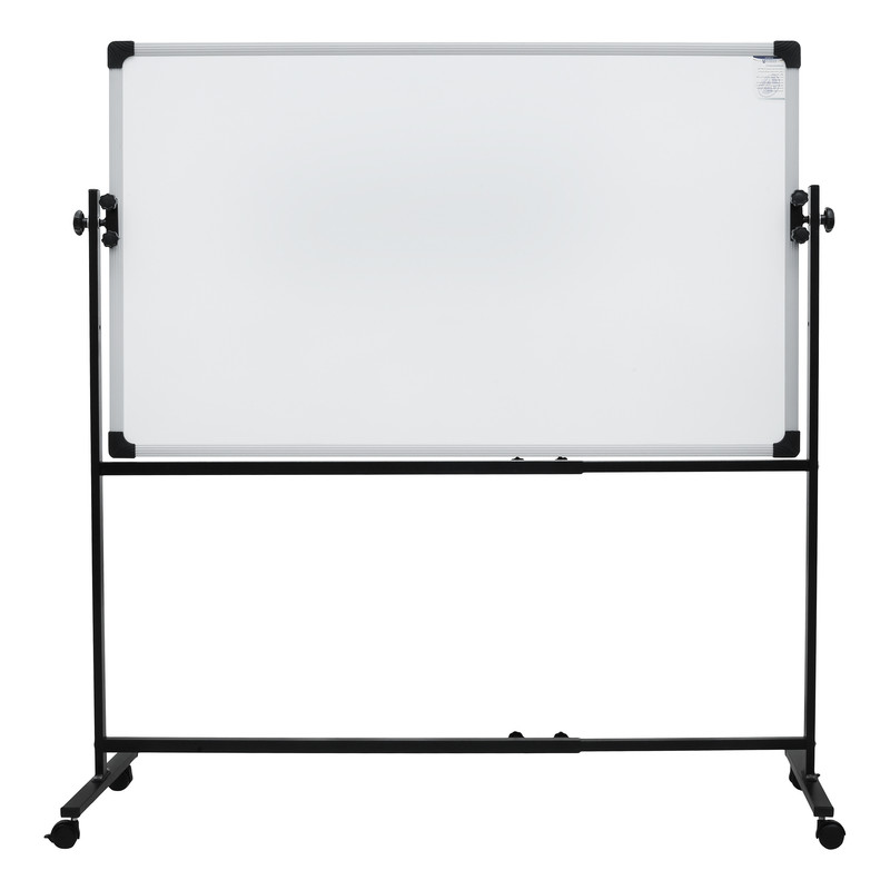 تخته وایت برد آسا برد مدل دورو سایز 90x120 سانتی متر به همراه پایه نگهدارنده