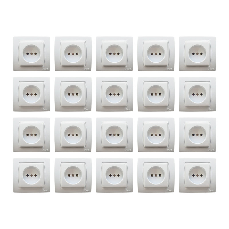 پریز برق پارت الکتریک مدل آزین بسته 20 عددی