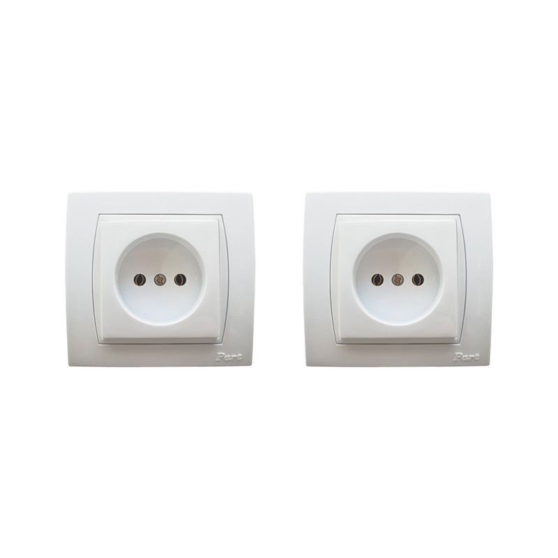 پریز برق پارت الکتریک مدل آزین بسته 2 عددی