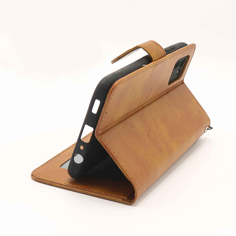 کیف کلاسوری مدل چرمی مناسب برای گوشی موبایل شیائومی Redmi Note 12 4G