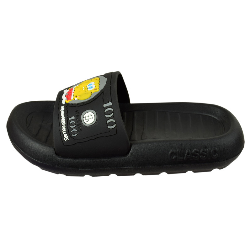 دمپایی پسرانه مدل باب اسفنجی BK.3721